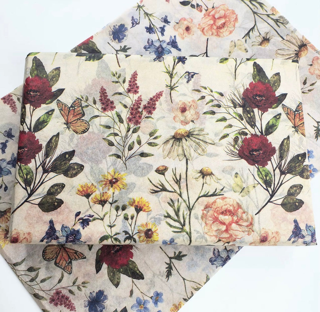 Wildflower Botanical Tissue Paper